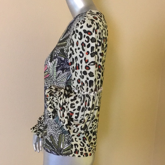 ANTHROPOLOGIE | BLANK | Safari Elephant Leopard Print - Picture 7 of 16